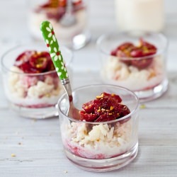 Raosted Plum & Chai Rice Pudding