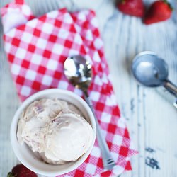 Strawberry Vanilla Bean Ice Cream