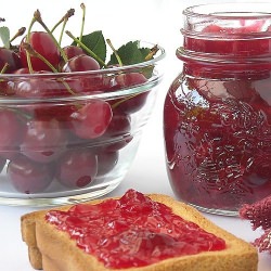 Sour Cherry and Wine Jam