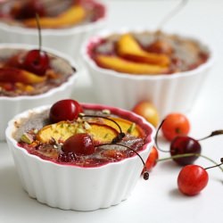 Stone Fruit & Chocolate Clafoutis