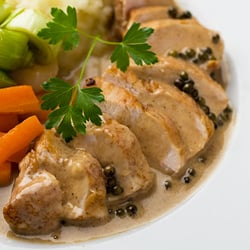 Chicken Breast & Green Peppercorns
