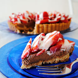 Strawberry Chocolate Mousse Tart