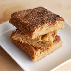 Snickerdoodle Blondies