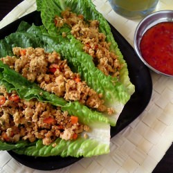 Spicy Chicken Lettuce Wraps