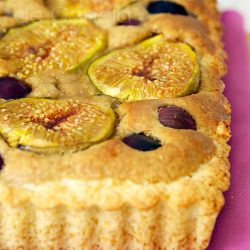 Fig, Grape and Frangipane Tart