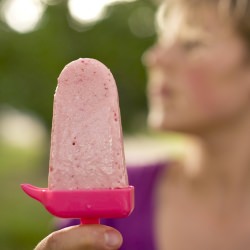 Strawberry Yogurt Popsicles