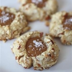 Salted Caramel Thumbprint Cookies