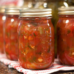 Home Canned Tomato Salsa