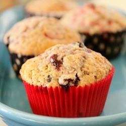 Tri-Berry Muffins