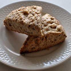 Oatmeal and Sugar Pecan Scones