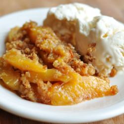 Peach Brown Betty