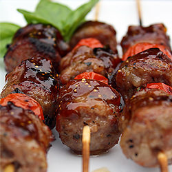 Spiedini alla Salsiccia {Kebabs}
