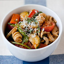 Whole-Wheat Pasta with Veggies