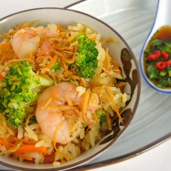 Prawns and Silver Fish Fried Rice