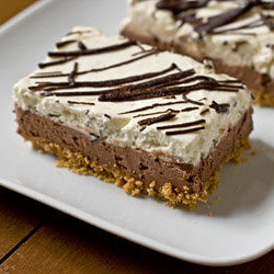 Layered No-Bake Cheesecake Bars