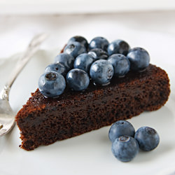 Chocolate-Blueberry Cake