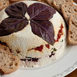 Goat Cheese Torta with Basil
