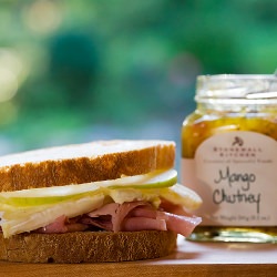 Ham, Brie and Apple Sandwich