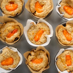 Heavenly Ginger Apricot Muffins