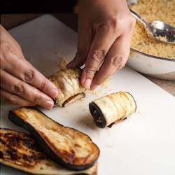 Vegan Eggplant Rollatini