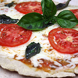 Grilled Gluten Free Pizza Margherit