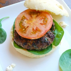 Spinach and Feta Burgers