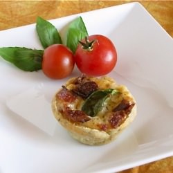 Bacon Tomato Basil Tarts