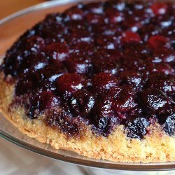 Cherry Cornmeal Upside-Down Cake