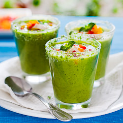 Cucumber Gazpacho with Wasabi