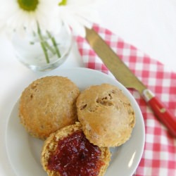 Peanut Butter Banana Scones