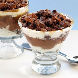 Caramal Brownie Trifle