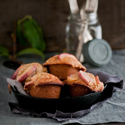 Ginger Peach Muffins