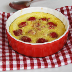 Raspberry Clafoutis