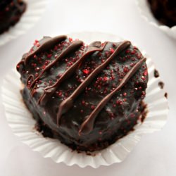 Easy Truffle Brownie Hearts