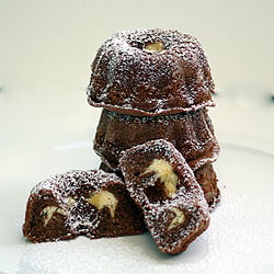 Chocolate Pound Cake with Swirl