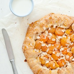 Apricot Galette with Almonds