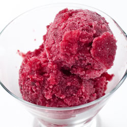 Cherry Pomegranate Sorbet