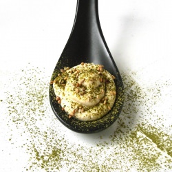 Tofu Mousse with Sesame and Matcha