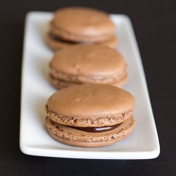 Chocolate Macarons
