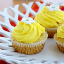 Triple Lemon Cupcakes