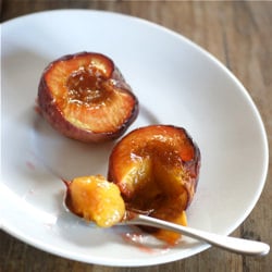 Vanilla Roasted Peaches