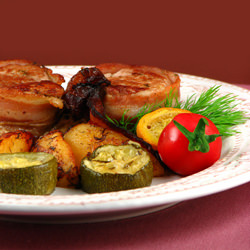 Pork Medallions with Zucchini