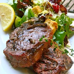 Grilled Lamb Loin Chops