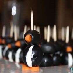 Cute Olive & Cream Cheese Penguins
