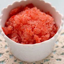 Tomato and Salted Plum Granita