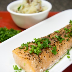 Slow-Roasted Salmon & Potatoes