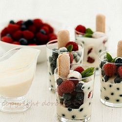 Summer Berries in a Lemon Sauce