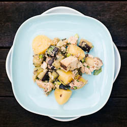 Grilled Swordfish Salad