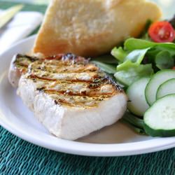 Grilled Pork Loin Chop