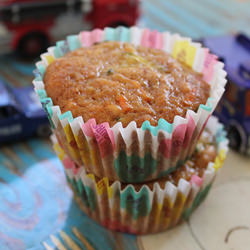Carrot Zucchini Pineapple Muffins